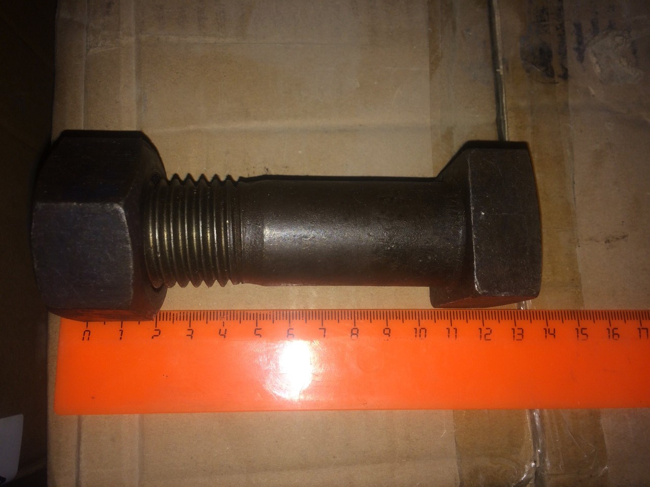 Болт крепления зуба c  гайкой М30*80/4040000005