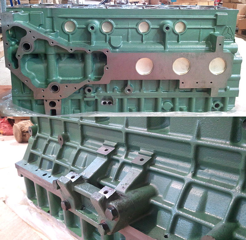 Блок цилиндров WD615 Евро3 (крышка короткая, площадка ТНВД под углом)